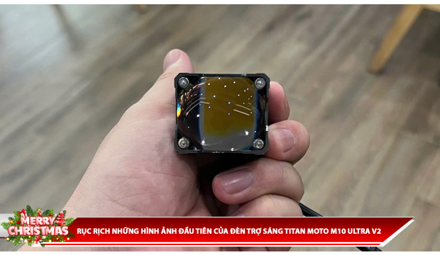 RỤC RỊCH NHỮNG HÌNH ẢNH ĐẦU TIÊN CỦA ĐÈN TRỢ SÁNG TITAN MOTO M10 ULTRA V2